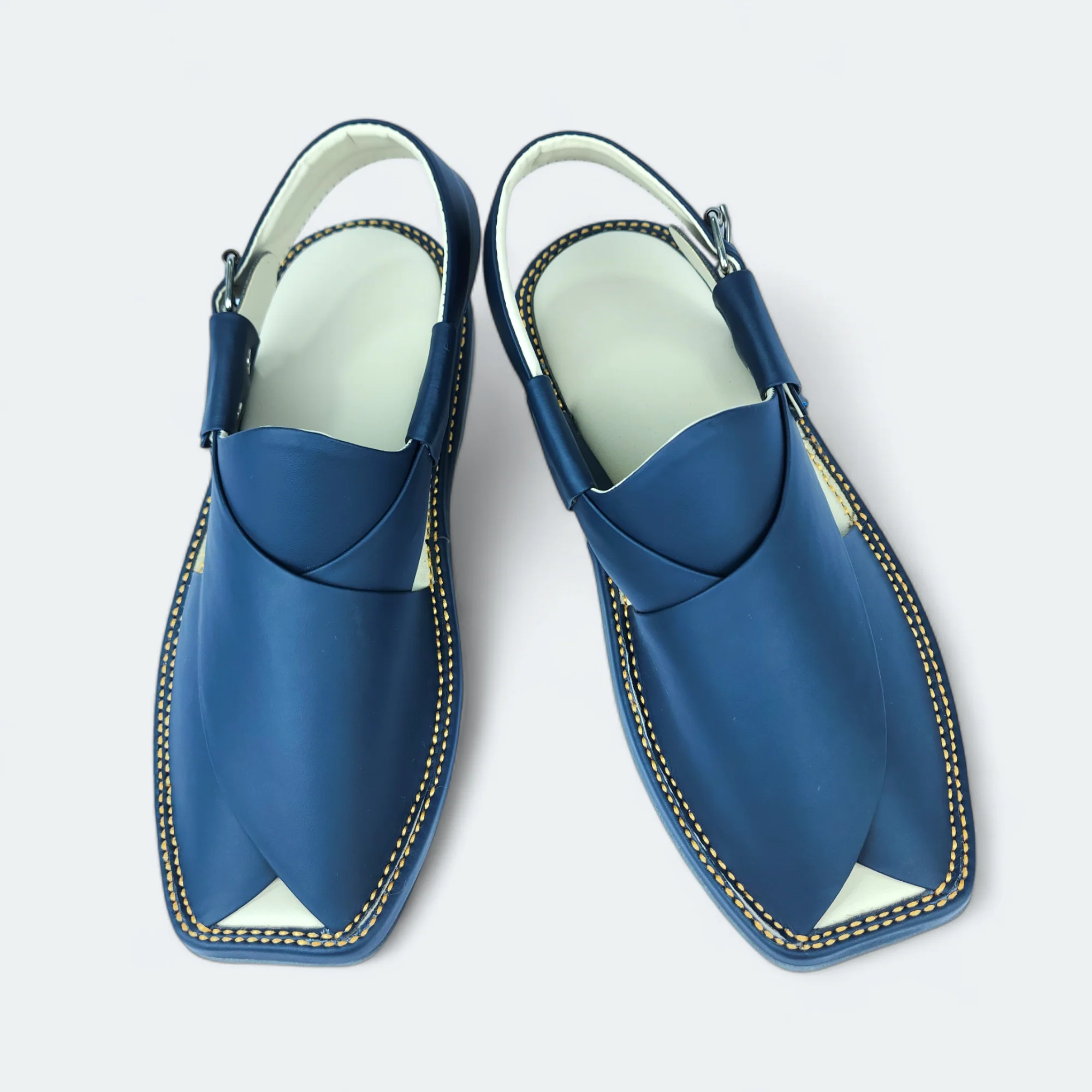 Kaptan Medicated Chappal Dark Blue - Image 10