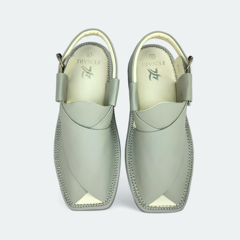 Kaptan Medicated Chappal Grey - Image 2