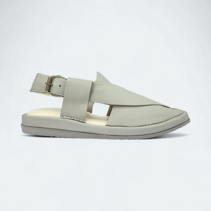 Kaptan Medicated Chappal Grey - Image 4