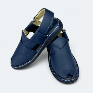 Peshawari Medicated Chappal Navy Blue