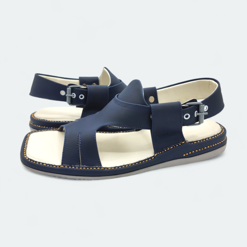 Panjedar Medicated Chappal Light Weight Blue - Image 4