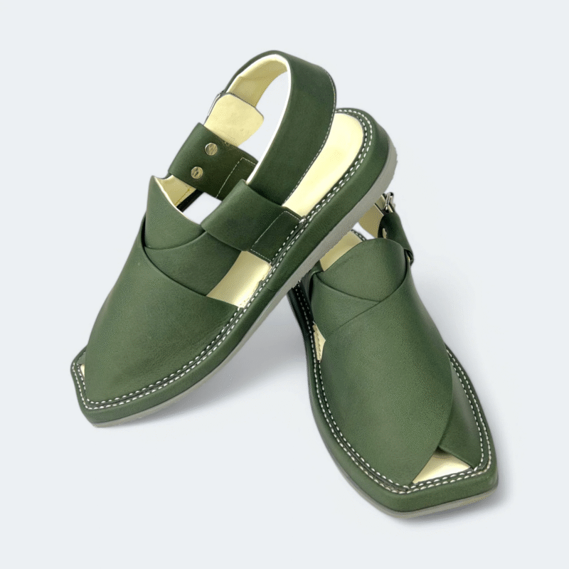 Kaptan Medicated Chappal Light Green