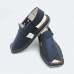 Single Kaptan Medicated Chappal Dark Blue