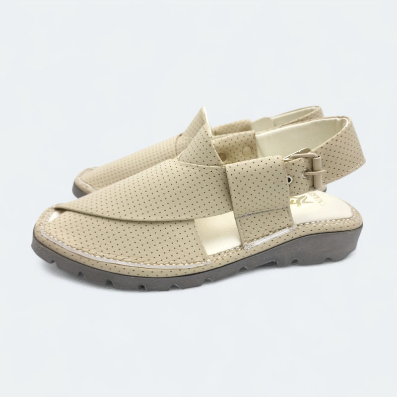 GOGO Medicated Chappal Dotted Cream - Image 2