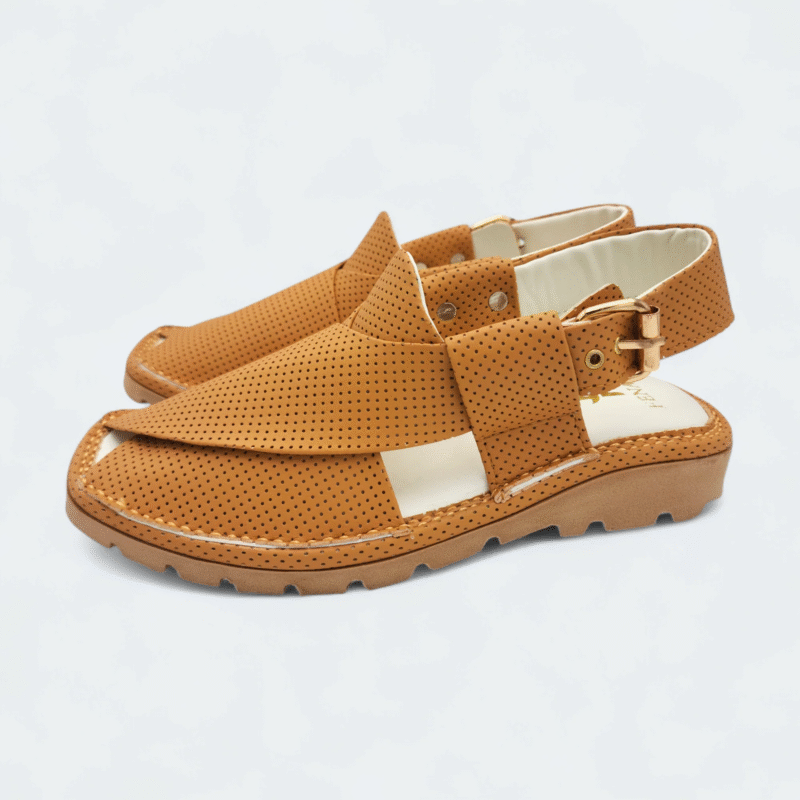 GOGO Medicated Chappal Dotted Yellow - Image 5