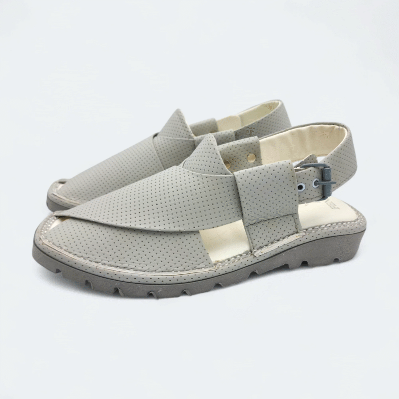 GOGO Medicated Chappal Dotted White - Image 7
