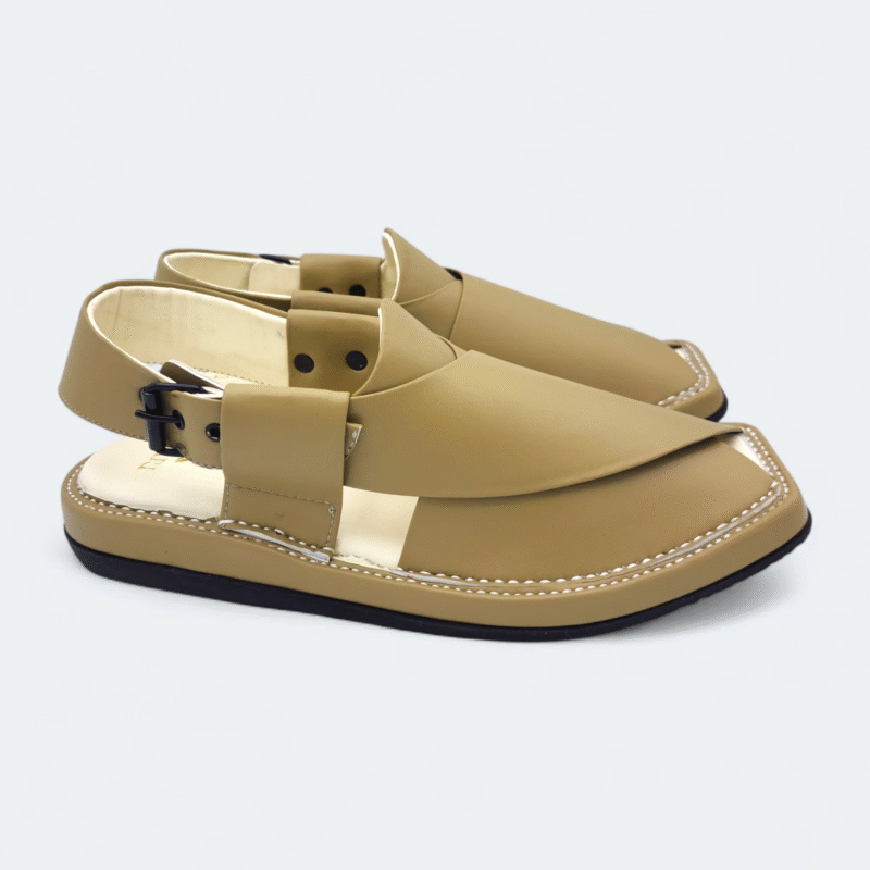 Kaptan Medicated Chappal Olive Green - Image 2