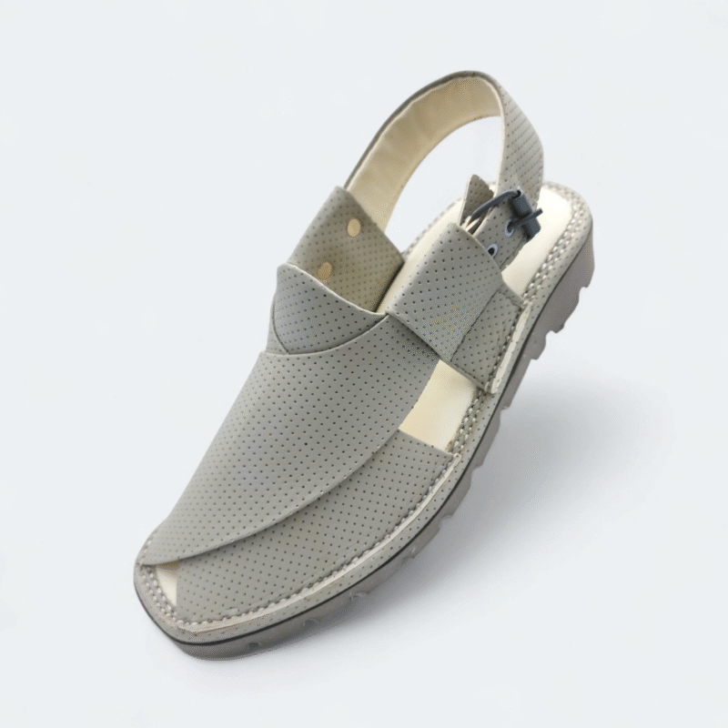 GOGO Medicated Chappal Dotted White - Image 6