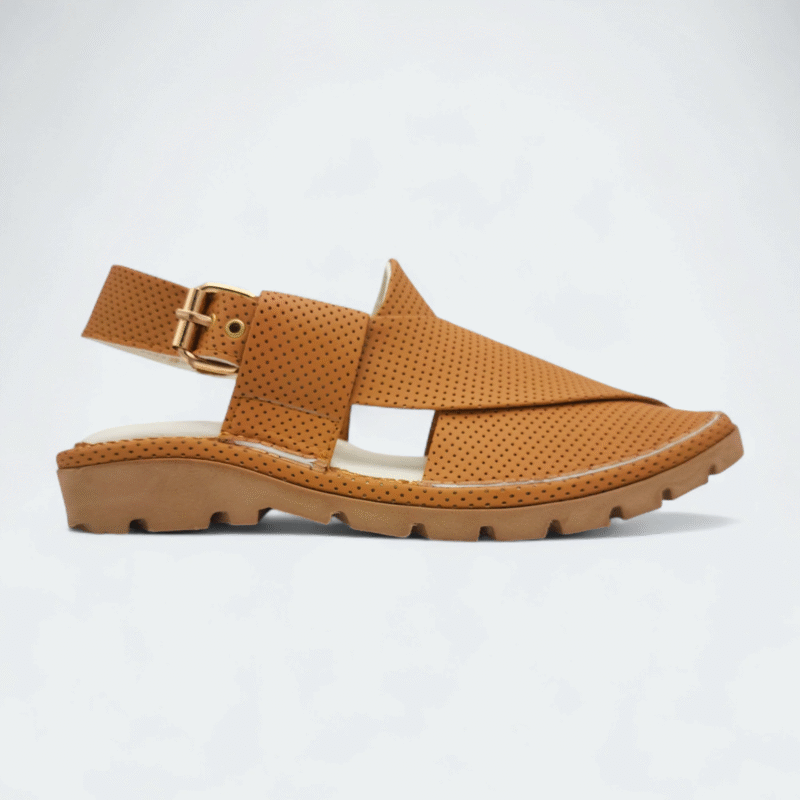 GOGO Medicated Chappal Dotted Yellow - Image 4