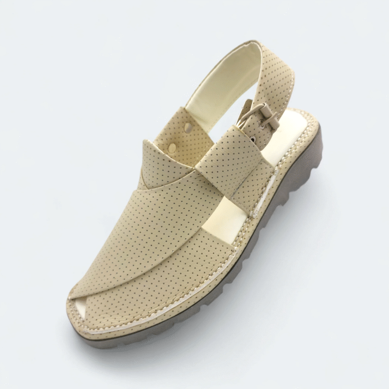 GOGO Medicated Chappal Dotted Cream - Image 3
