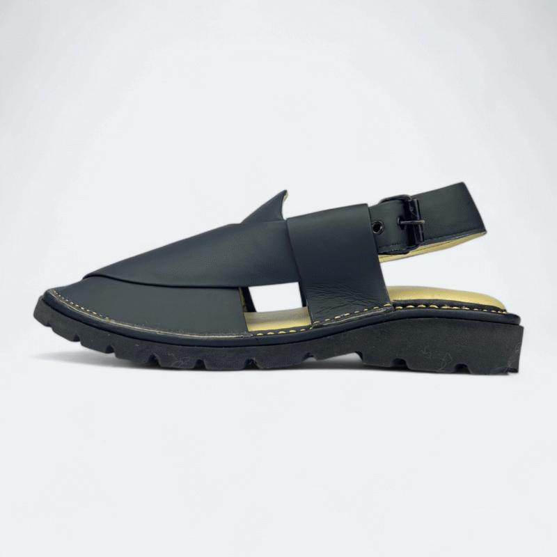 GOGO Medicated Chappal Matte Black - Image 6