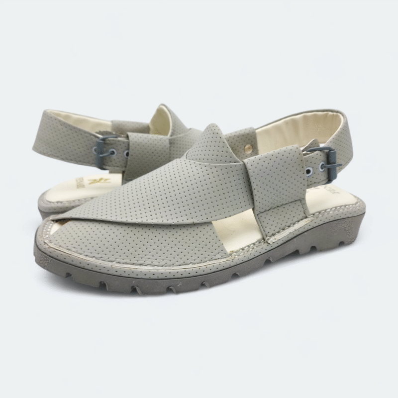 GOGO Medicated Chappal Dotted White - Image 5