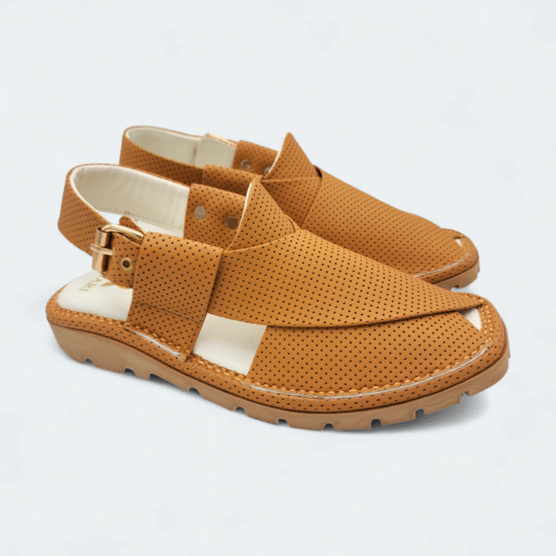 GOGO Medicated Chappal Dotted Yellow - Image 3