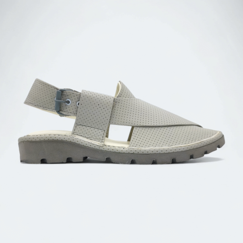 GOGO Medicated Chappal Dotted White - Image 4