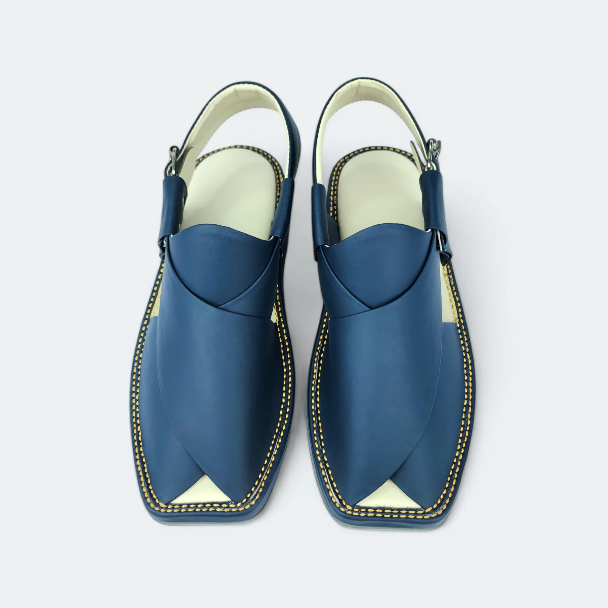 Kaptan Medicated Chappal Dark Blue - Image 8