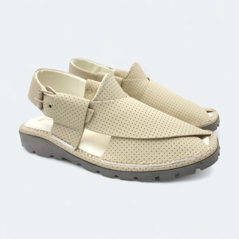 GOGO Medicated Chappal Dotted Cream - Image 6